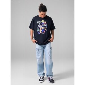 JoJo's Bizarre Adventure Anime FUNimation Graphic Black T-Shirt Zuni Size XL EUC